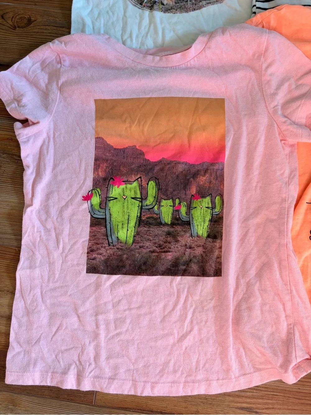 Girls size 10-12 shirt lot Justice Place Therabouts